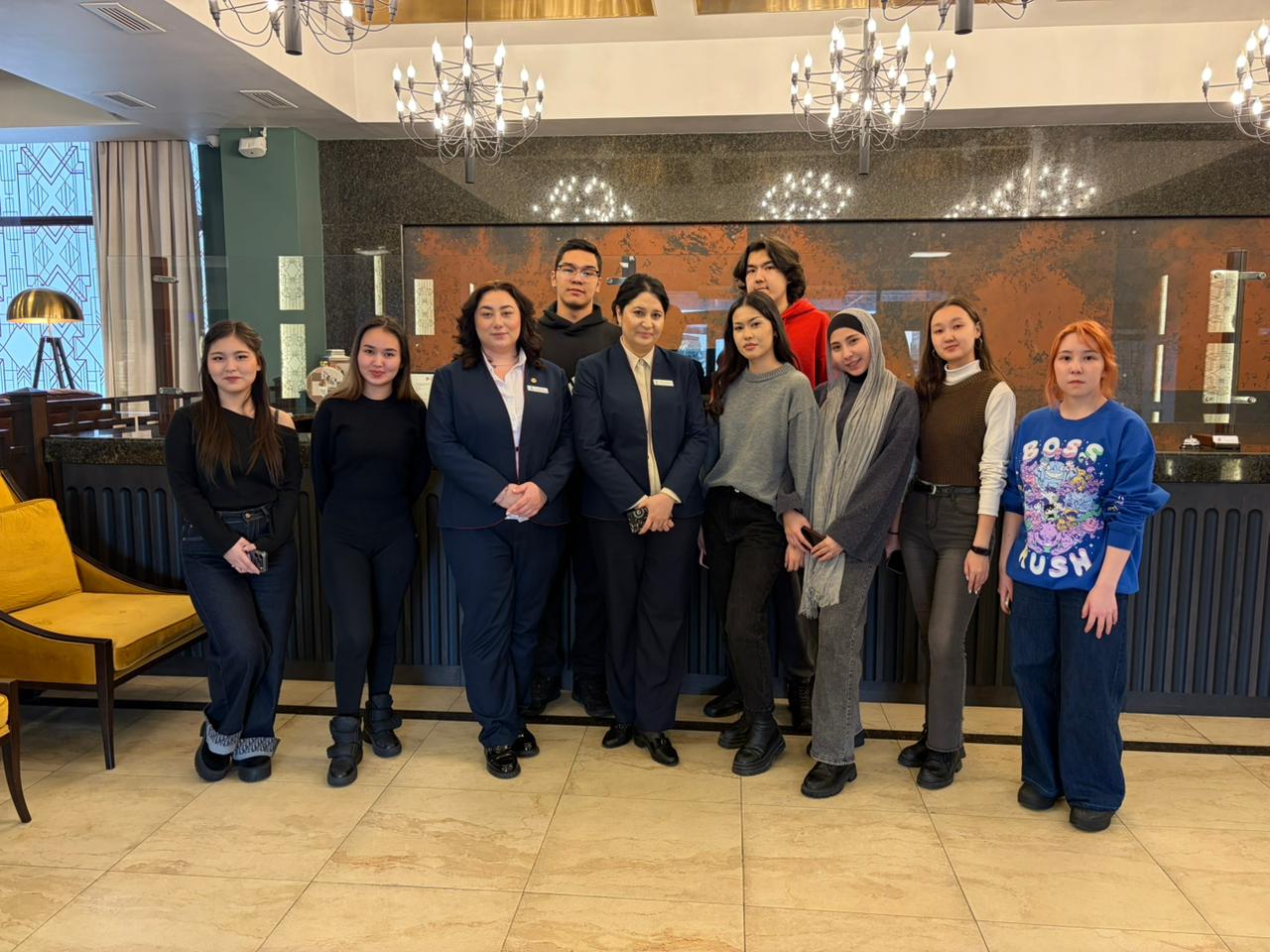 Студенттер қонақүй жұмысының ерекшеліктерімен танысты